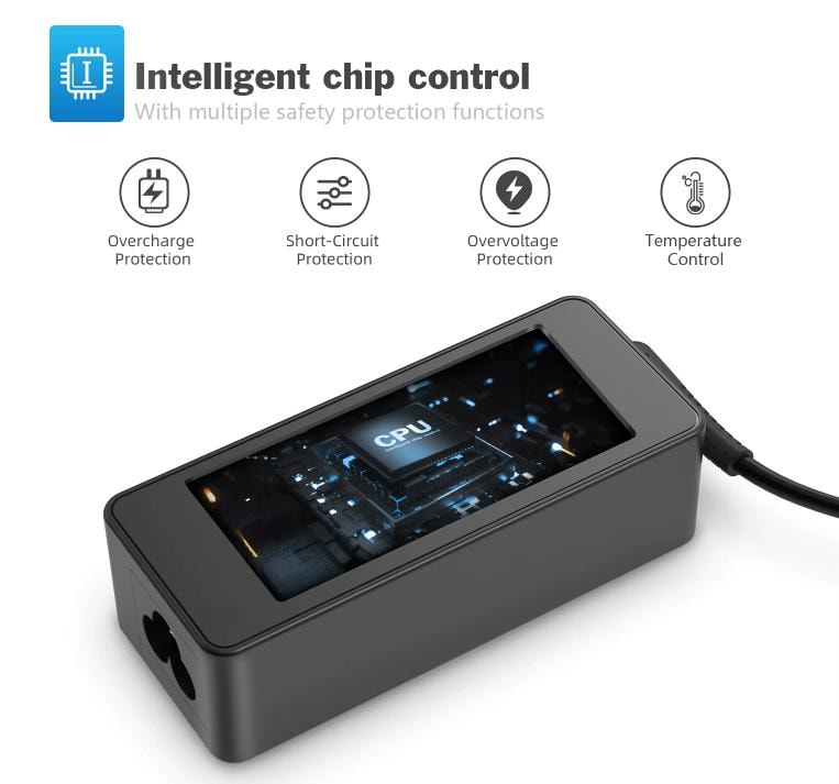 65W High Power Laptop Charger — suitable for most laptops